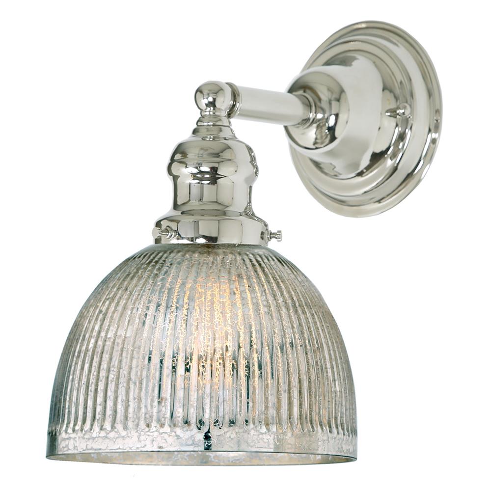 JVI Designs 1210-15 S5-MP Union Square One Light Mercury Madison Wall Sconce in Polished Nickel